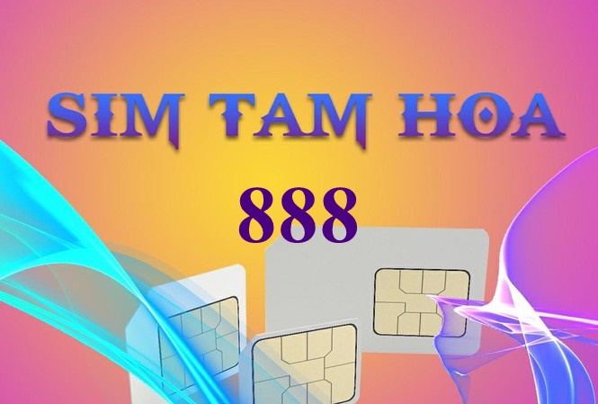 Người thích sim số đẹp có thể chọn sim Viettel đuôi 888 hay sim Tam Hoa 888